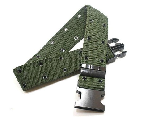 Tactical Duty Belt For Men – Heavy-Duty Military Training Belt With PVC Buckle, Adjustable Waist Strap For Outdoor & Work_desvips.com