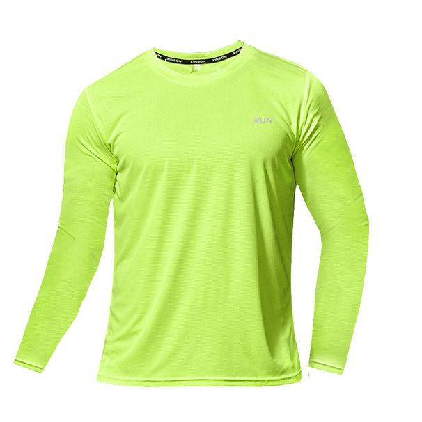 Men’s UPF 50+ Performance Long Sleeve T-Shirt UV Sun Protection Fishing Hiking Sports Breathable Running Soccer Shirts_desvips.com