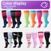 Sports Socks Plus Size Compression Socks High Elasticity Sports Fitness Obese People Socks_desvips.com