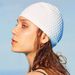 Fashion Adult Extra Large Silicone For Women, Non-Tightening, Thickened, Personalized Solid Color Water Drop Swim Cap_desvips.com