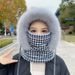 Winter Warm Lei Feng With Fleece Lining, Thickened Cold-Proof Face Mask And Neck Warmer, Integrated Outdoor Windproof_desvips.com