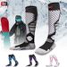 Professional Ski Socks For Men Women Kids - Thermal Long Calf Hiking Mountaineering Quick-Dry Anti-Slip Seamless Performance Winter Sports Socks_desvips.com