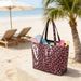 Women's Beach Towel, Toiletry Organizer Tote Bag, Shoulder Handbag, Ideal Daily Swimming Pool Travel, Essential For Home_desvips.com