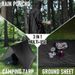 Outdoor Rain Poncho Adult Cloak Hiking Camping Raincoat Mountaineering Fishing Waterproof 3-in-1 Multifunctional Tarp_desvips.com