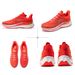 ONEMIX Running Breathable Mesh Athletics Walking Shoes Red Lightweight Women Trainers Sport Sneakers For Men_desvips.com