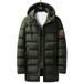 Cross-border Winter European And American Men's Thickened Warm Medium And Long Hooded Clothes Tiger Head Chapter Boy Loose Coat Men_desvips.com