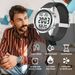 Hearkent Pedometer Men's Digital Wat No Bluetooth Sport Wates Step Calories Counter Walking Fitness Tracker_desvips.com