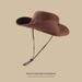 American Retro Western Cowboy Hat Sun Protection Hat Women Climbing Outdoor Bucket Hat Men Climbing Hat Hiking Sun Hat_desvips.com