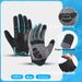 Spring And Autumn Outdoor Mountain Bike Long Finger Shock Absorption Wear-resistant Breathable Unisex Sports Cycling_desvips.com