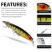 11CM Lure Minnow 13.4G 10 Colors Bait Fishing Tackle Shop Topmouth Culter Killer DW1199_desvips.com