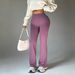 Wide Leg Slim Fit Flare Pants Casual Feel Long Pants For Outdoor Running Sports Fitness Naked Look Slimming_desvips.com