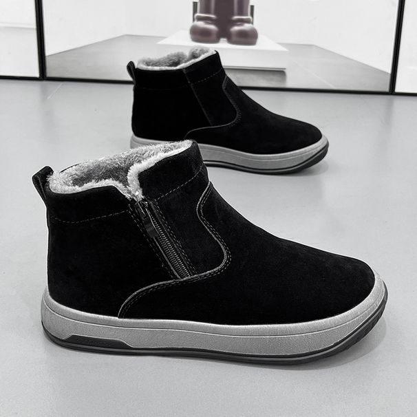 Men's Outdoor High-top Casual Men's Cotton Shoes Are Popular, Winter New Snow Boots Men's Shoes 2025 Fashion Men's Shoes_desvips.com