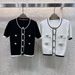 Baman Button Thin Elegant Cardigan Small Fragrance Summer Sleeve French Knit Color Block New Short Top_desvips.com