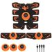 New Rechargeable Abdominal Muscle Patch Lazy Fitness Fat Burning Machine Trainer EMS Electronic Pulse Massager_desvips.com