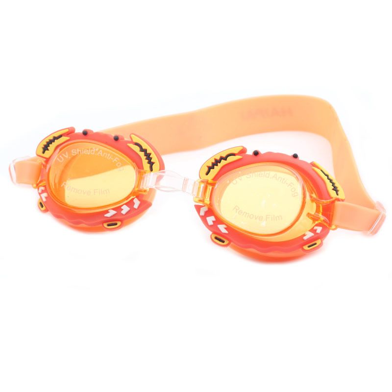 Children's swimming goggles Cartoon animal crab HD anti-fog and waterproof swimming goggles_desvips.com