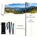Ultra-light Trekking Pole Walking Stick Gradient 4-section Carbon Fiber Climbing EVA Grip Suitable Outdoor Hiking_desvips.com