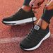 Women's Fashion 2024 New Breathable Trainers Soft Sneakers Mesh Fabric Lace Up Shoes For Women Female Footwear_desvips.com