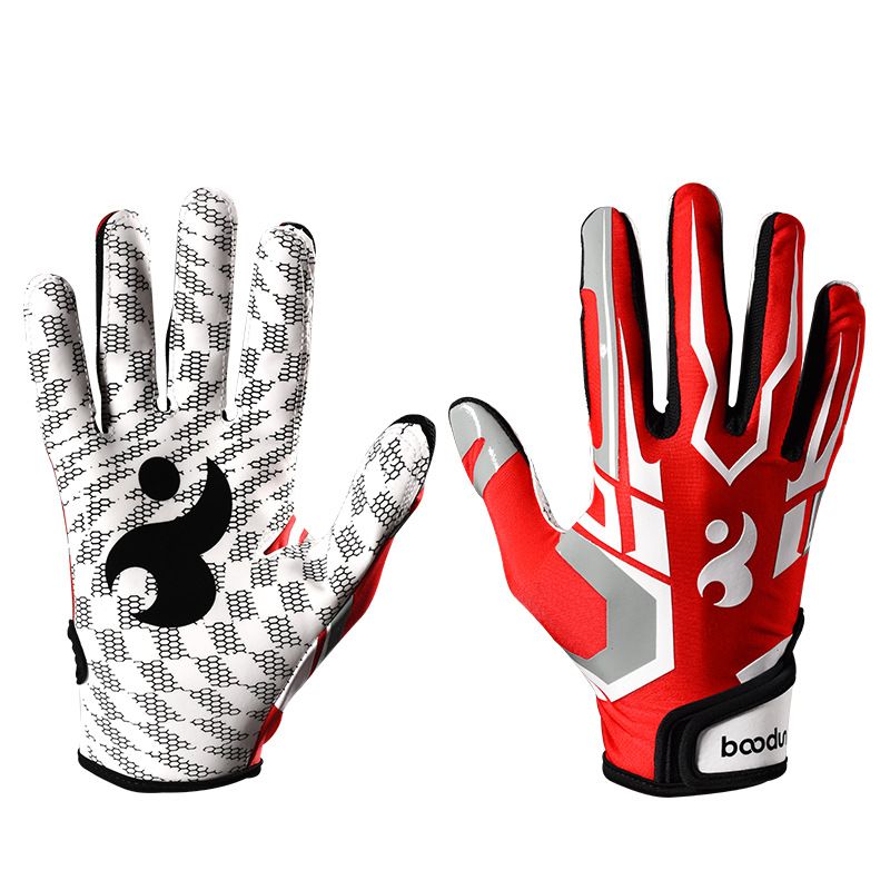 Burton Sports Comfortable Breathable Silicone Non-Slip Competition Training Rugby Gloves_desvips.com