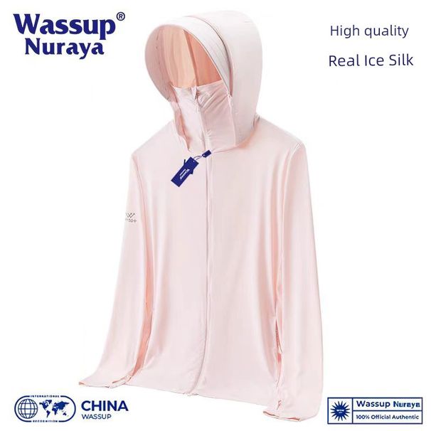 Wassup Sun For Men And Women 2025 Summer New Coat UV Protection Ice Silk Thin UPF50 + Sun-Protective Clothing_desvips.com