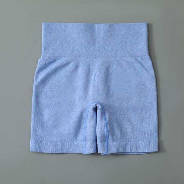 2022 INS New Seamless Yoga Dress Women's Sports And Fitness Short Sleeves, High Waist, Hip Lifting Long Pants Set_desvips.com