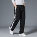 Men Loose Sport Running Stripe Sweatpants Fitness Training Pants Mens Straight Trousers Tracksuit Jogging Sportswear_desvips.com
