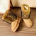 2025 New Thick-soled Long-haired Cotton Slippers Keep Warm In Autumn And Winter, And Wear Medium Snow Boots For Women_desvips.com