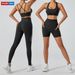 Cross-Border European And American Style Tight Seamless Yoga For Women, Quick-Dry, Slimming, Back-Enhancing Fitness_desvips.com