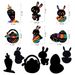 cards For Children, Colorful Eggs, Easter Novelty Bunny Ornaments, Party Scratch Art_desvips.com