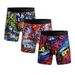 NOKO 3-pack Men's Underwear Side Opening And Lengthened Printed Men's Boxer Briefs_desvips.com