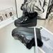 Fleece-Lined Velcro Sneakers Genuine Leather Height-Increasing Women's 8Cm Thick Sole Platform White Furry Shoes_desvips.com