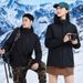 National Standard GB/T32614 Men's Down Two-Piece Set High-End High Moisture-Wicking Fully Laminated Jacket_desvips.com