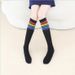 Girls Over The Knee Cotton Socks 61 Three Stripe Soccer Performance Dance Socks Student_desvips.com