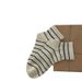 Men's Spring/Summer Thin Striped Sports Ankle Socks, Simple White Student Women's Fitness Yoga Cotton Socks_desvips.com