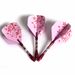 CUESOUL Steel Tip Darts 20/22g Barrel With Pink Flights And Shafts_desvips.com