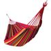 Fuhua Cross-Border Canvas Wholesale Anti-Rollover Single Double Person Swing Outdoor Hammock Camping With Bent Stick_desvips.com