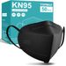 TOPMAX KN95 Face Masks 50 Pack 5-Ply Breathable Filter Efficiency≥95% Protective Cup Dust Disposable Masks Against PM2.5 Black_desvips.com