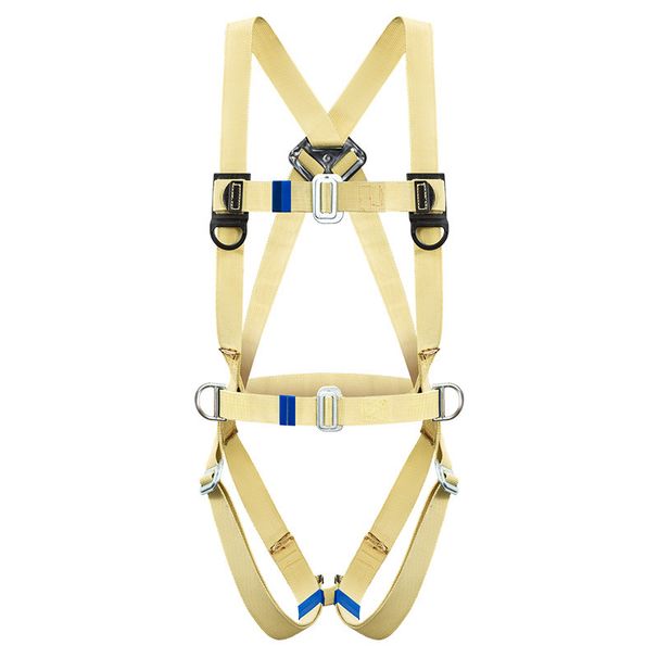 Outdoor Construction Full Body Five-Point Harness High-Altitude Work Anti-Fall Electrician Flame-Retardant Safety Belt_desvips.com