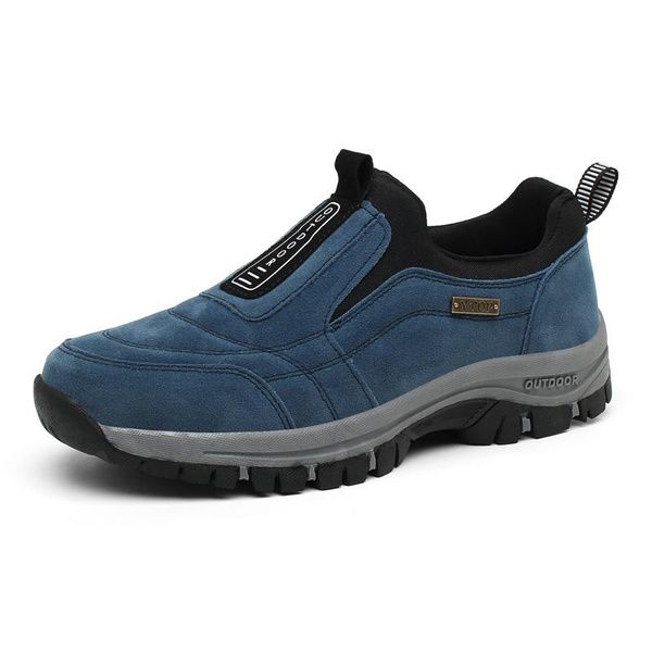 Sneakers Outdoor Shoe Slip On Casual Men Anti-skid Walking For Man Breathable Suede Leather Hiking Shoes_desvips.com