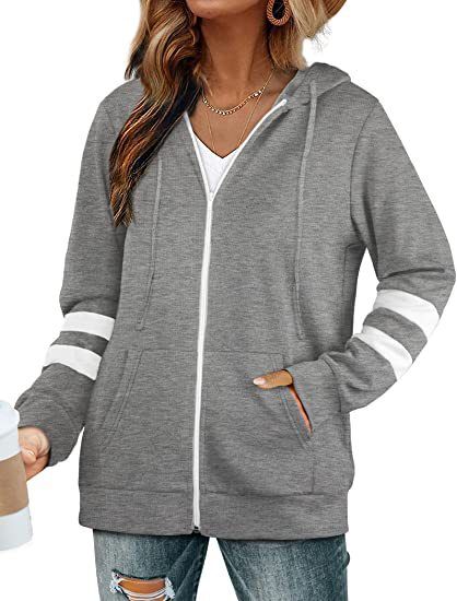 2021 Women's Hot Selling Color Cardigans, Hoodies, Zippered Sweatshirts, Autumn And Winter New Products_desvips.com