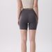 LULU FLOR Women High-Waisted 4-Inch Sports Shorts, Slim-Fit & Butt-Lifting, High-Elasticity Shorts For Gym, Running And_desvips.com
