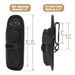 Flashlight Pouch Holster, Rotatable Holder Belt Tactical Torch Carry Case With 360 Degree Carabiner Reel Clip_desvips.com