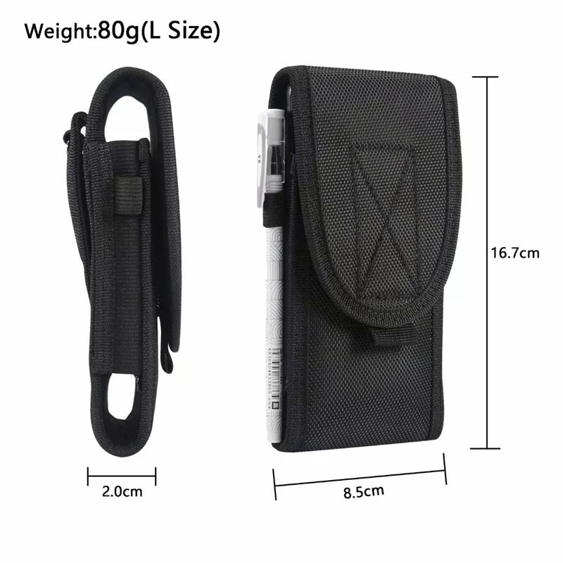 Nylon Camouflage Tactics Molle Sports Phone Bag_desvips.com