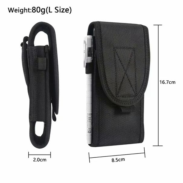Nylon Camouflage Tactics Molle Sports Phone Bag_desvips.com