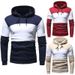 Men's Clothing Spring and Autumn New Men's Clothing Splicing Contrast Color Sweatshirt_desvips.com