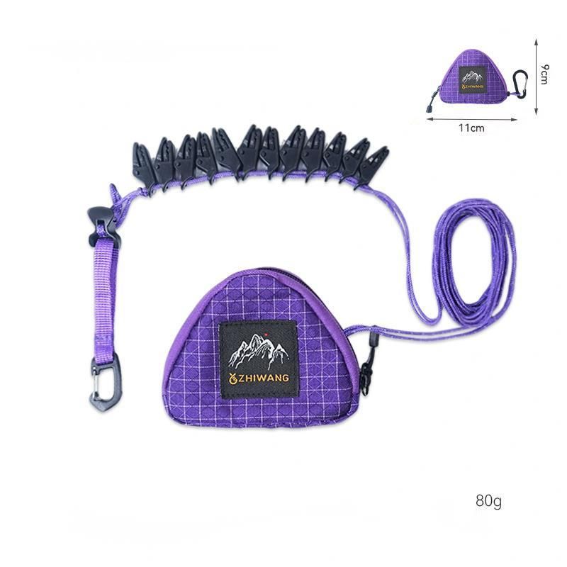 New Outdoor Essential: Foldable Rope, Portable Travel Clothesline, Windproof, Non-slip, Adjustable Clothesline_desvips.com