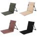 Outdoor Chair With Backrest, Lightweight Foldable Camping Beach Park Portable Chair, Lazy Lawn Cushion_desvips.com