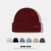 001 American Retro Face-Slimming Knitted For Women Winter Travel Hiking Knit Versatile Couple Style Ear Protection Cold Hat_desvips.com