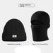001 Cold Men's Outdoor Cycling Windproof Cold-Proof Cover Face Mask Melon Skin Warm Head Wrap Ear Protection Knitted Hat_desvips.com