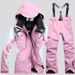 New 2023 Outdoor Sports Women's Thickened Ski Suit Set, Windproof And Waterproof Pants_desvips.com