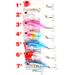 4cm/3.3g Lure New Simulation Lure Hard Lure 7 Colors Micro Wave Climbing Freshwater Fishing Gear_desvips.com